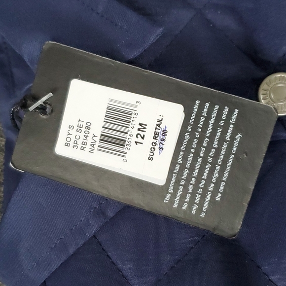 7 for all mankind baby boy vest - Picture 3 of 3
